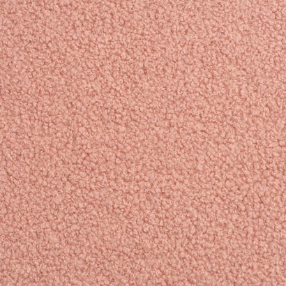 Tela de muleton rizado lisa rosa viejo pálido