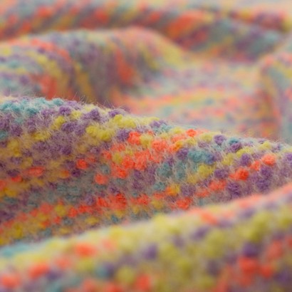 Tela de punto colores en red detalle