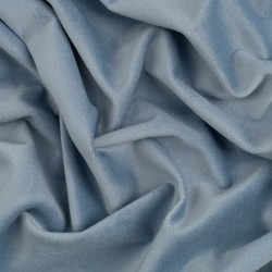 Tela de terciopelo mano de seda textura azul celeste