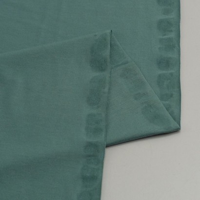 Tela de punto camiseta liso bambu revés verde menta