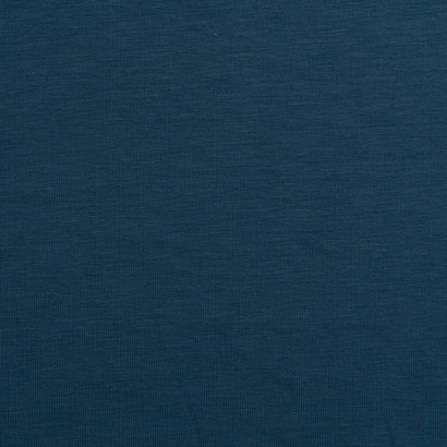 Tela de punto camiseta liso bambu lisa azul ceniza oscuro