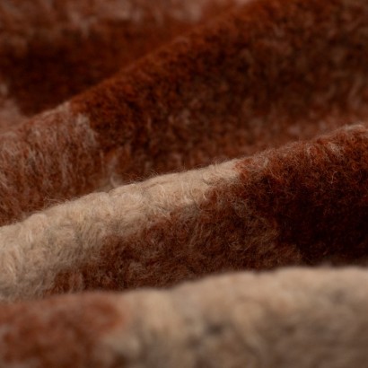 Tela de borrego cuadros detalle