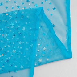 Tela de tul con estrellas colores revés