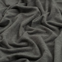 Tela de punto camiseta liso viscosa gris textura