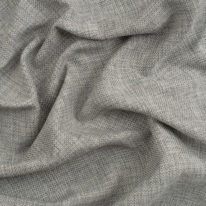Tela de loneta tramada sisal textura gris perla