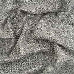 Tela de loneta tramada sisal textura gris perla