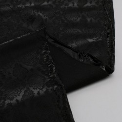 Impermeable estampado serpiente revés