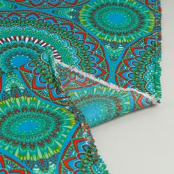 Tela de tergal mandalas étnicas revés