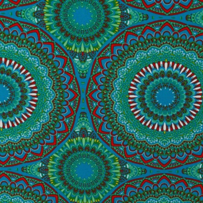 Tela de tergal mandalas étnicas lisa