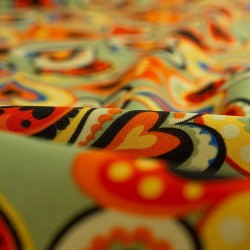 Tergal corazones en capas detalle