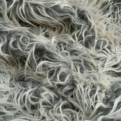 Tela de pelo curly textura