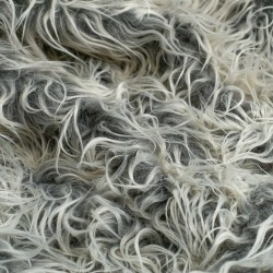 Tela de pelo curly textura