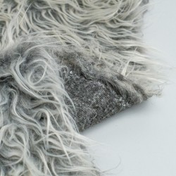Tela de pelo curly revés