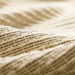 Tela tipo tweed geométrico detalle