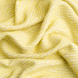 Tela tipo tweed finos bucles textura