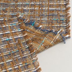 Tela tipo tweed francés revés