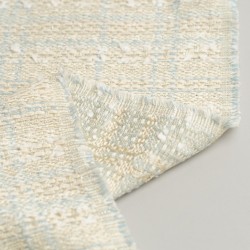 Tela tipo tweed revés