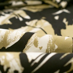 Tela de algodón estampado indefinido detalle