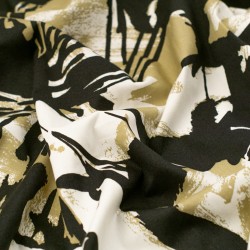 Tela de algodón estampado indefinido textura