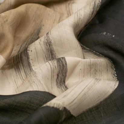 Tela de voile estampado grande detalle