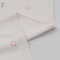 Tela de punto camiseta faros marinos revés
