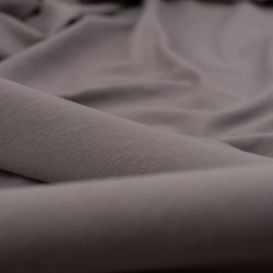 Tela de punto camiseta liso algodón detalle