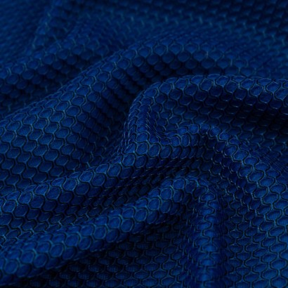 Tela de tejido 3d mesh azulón textura