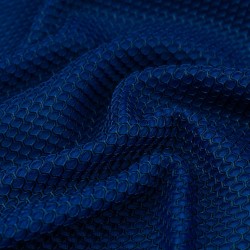 Tela de tejido 3d mesh azulón textura