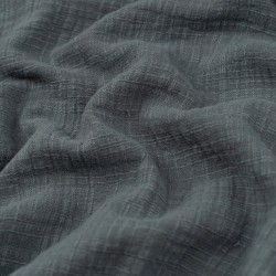 Tela de muselina con trama textura verde menta intenso