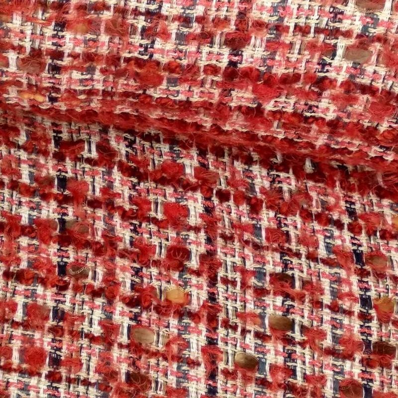 Tela de chanel rojo tubo Tela de chanel rojo tubo