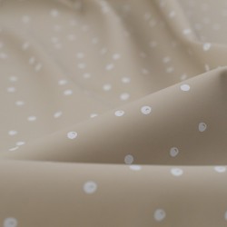 Tela de topos impermeable detalle