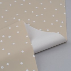 Tela de topos impermeable revés