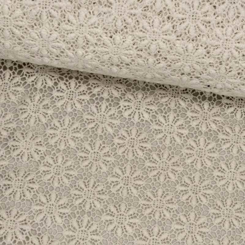 Tela de encaje blanco tubo Tela de encaje blanco tubo
