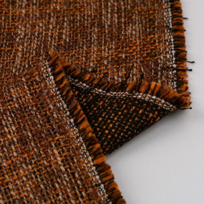 Tela de tweed jaspeada revés caldera