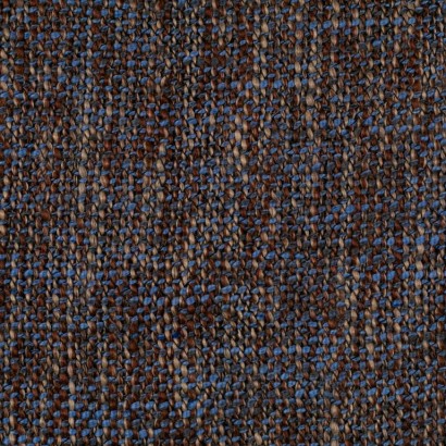 Tela de tweed jaspeada lisa azul