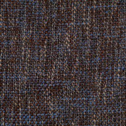 Tela de tweed jaspeada lisa azul