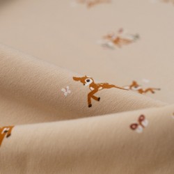 Tela de punto camiseta bamby detalle