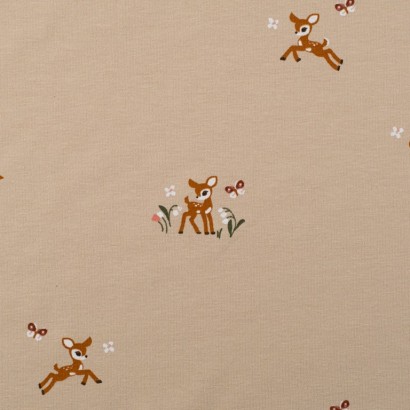 Tela de punto camiseta bamby lisa