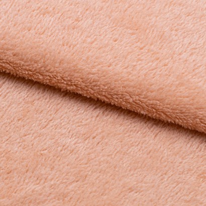 Tela de borreguillo punto lomo rosa palo