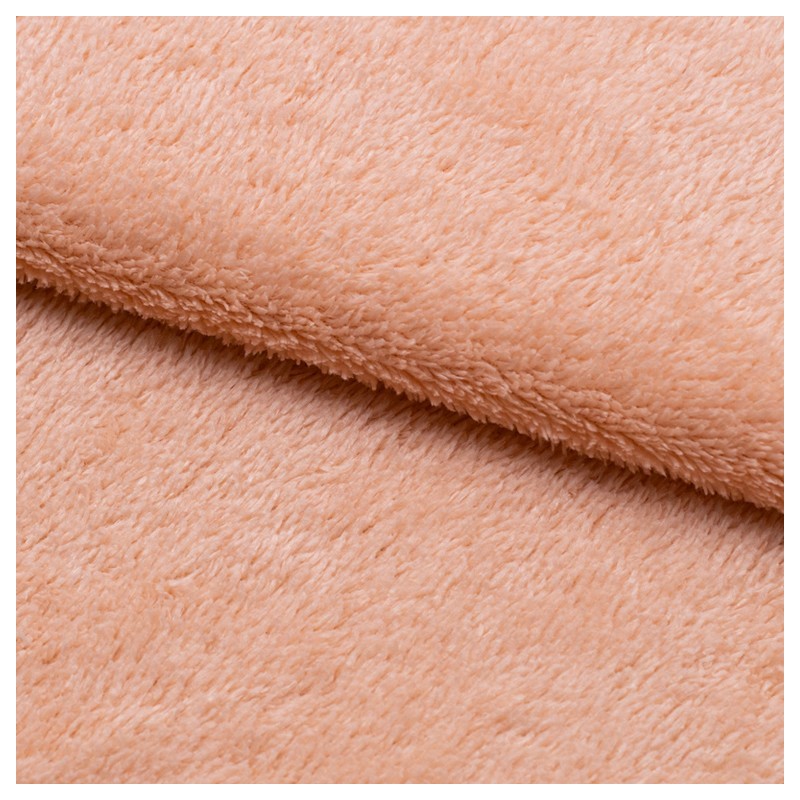 Tela de borreguillo punto lomo rosa palo