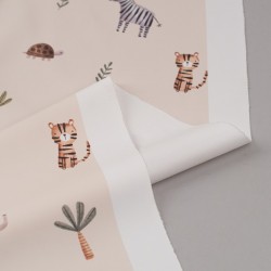 Tela de impermeable safari infantil revés