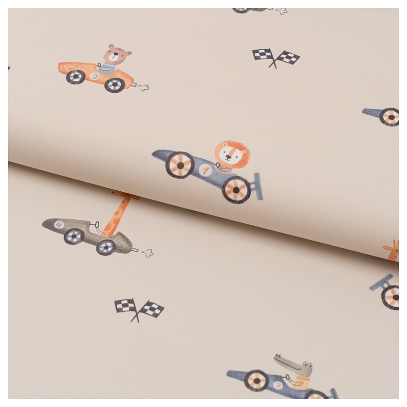 Tela de impermeable animales pilotos lomo