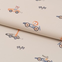 Tela de impermeable animales pilotos lomo