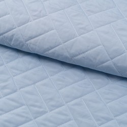 Tela de acolchado rectangulos exterior lomo azul celeste