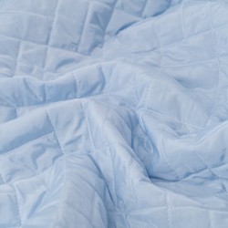 Tela de acolchado rectangulos exterior textura azul celeste