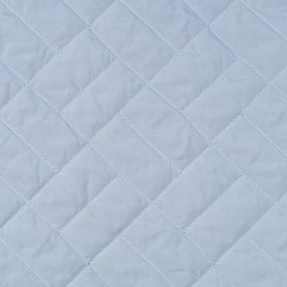 Tela de acolchado rectangulos exterior lisa azul celeste