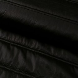 Tela de impermeable acolchado doble pespunte lomo