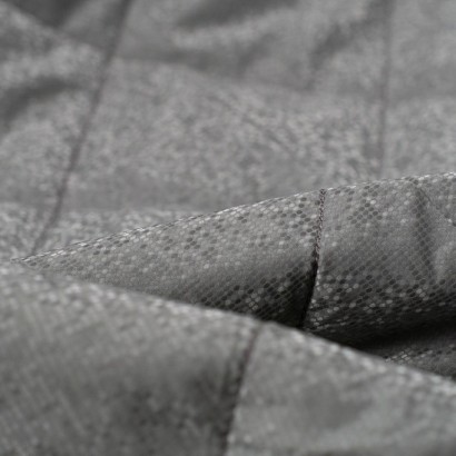 Tela de impermeable acolchado rombo detalle