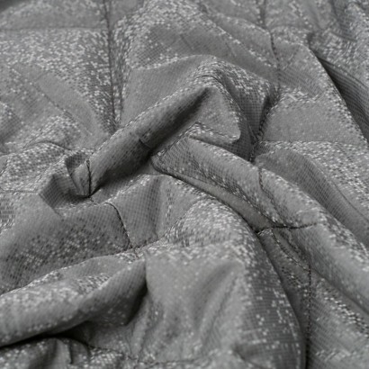Tela de impermeable acolchado rombo textura