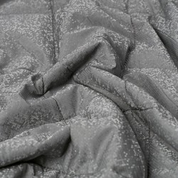 Tela de impermeable acolchado rombo textura